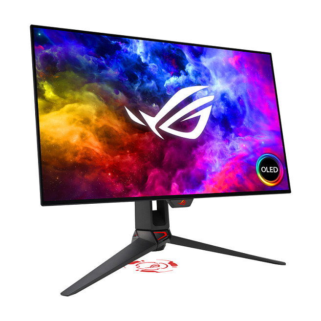 ASUS ROG Swift OLED PG27AQDM - Monitor Gaming 67.3 cm (26.5") WQHD 2560 x 1440 OLED, 240 Hz, 0.03 ms, G-SYNC Compatible, FreeSync Premium, Negro