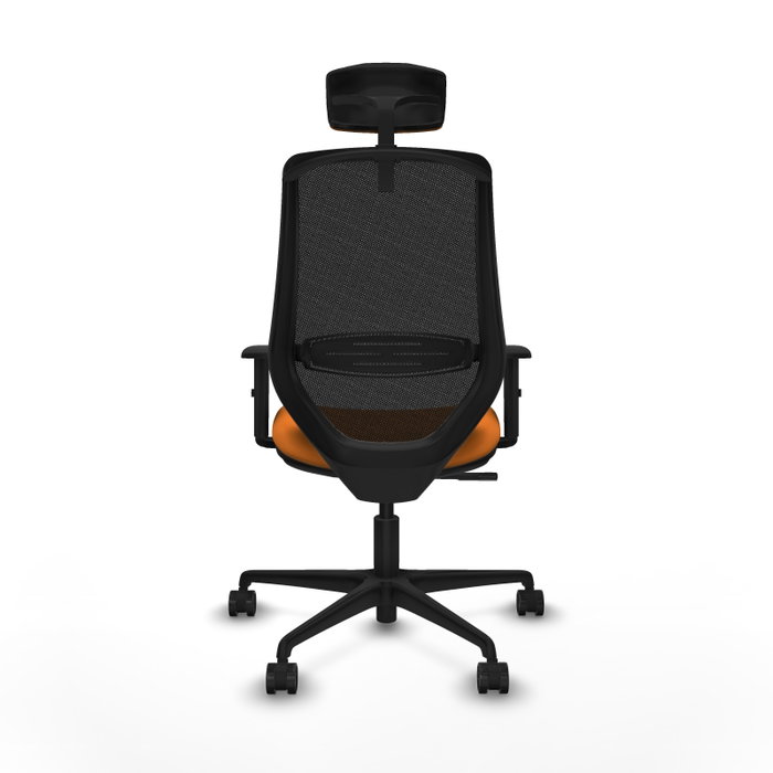 PIQUERAS Y CRESPO Silla de oficina Mardos Naranja y Negro PIQUERAS Y CRESPO Silla de oficina Mardos Naranja y Negro