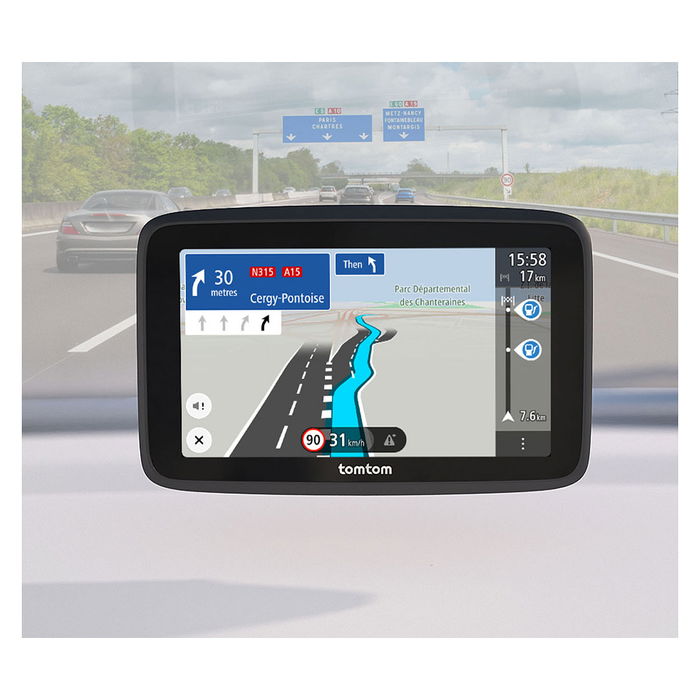 TomTom GO Classic GPS 5" 2ª Generación - Pantalla 7" Táctil, Mapas de Europa y América, 32 GB, WiFi, Bluetooth, Incluye Español