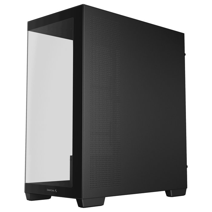 DeepCool CG580 Midi Tower ATX PC Gaming - Negro, con Vidrio Templado, Ventana Lateral, Gestión de Cables y Filtro Anti-polvo
