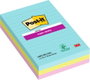 Post-it Bloc de notas adhesivas Super Sticky Cosmic rayadas, pack de 3 unidades