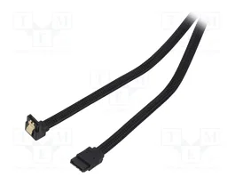 SAVIO Cable SATA III de 0,5m con conector angular