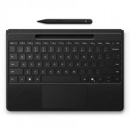 Microsoft Surface Type Cover Pro - Teclado Bluetooth para Surface Pro 8/9/10 Business/11th Edition - Negro con Alcantara