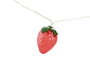 DKD Home Decor Guirnalda LED Roja Fresas Sandia Set de 10 5 x 180 x 4 cm