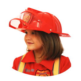 Deqube Casco De Bombero Unisex Unitalla +3 Años para Juego Simbólico y Creatividad