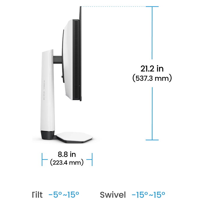 BenQ Monitor Mobiuz EX271UZ LCD-Display 67,31 cm (26,5") Gaming 4K UHD 144Hz 1ms HDR600 HDMI 2.1 IPS FreeSync Premium