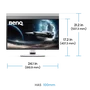 BenQ EX271UZ 9H.LP2LA.TBE Monitor 26.5" 4K Ultra HD OLED 240Hz USB-C