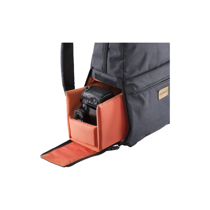 Mantona Urban Companion Photo Backpack & Bag Antracita / Naranja