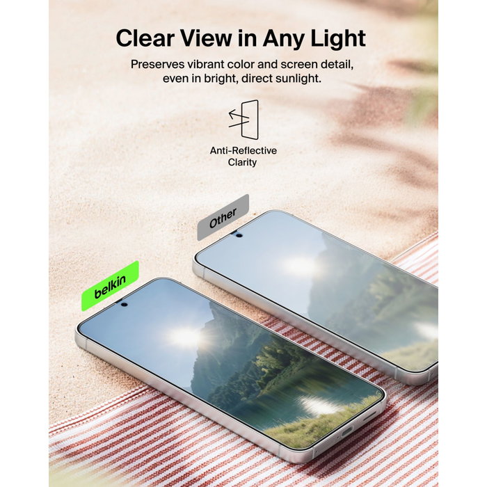 Belkin Titan SmartShield Glass Screen Guard para Samsung Galaxy S26