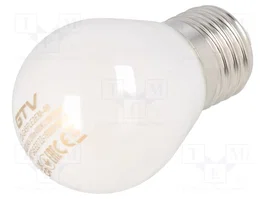 GTV Poland Lámpara LED E27 color leche 4000K