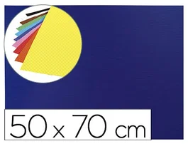 Liderpapel Goma eva ondulada azul oscuro 50x70cm 2,2mm