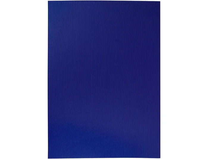 Liderpapel Goma eva ondulada azul oscuro 50x70cm 2,2mm
