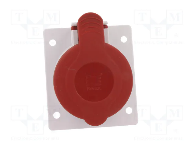 PAWBOL Conector de alimentación AC trifásico hembra 16A 400V 5 pines PAWBOL Conector de alimentación AC trifásico hembra 16A 400V 5 pines