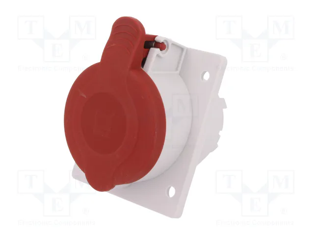 PAWBOL Conector de alimentación AC trifásico hembra 16A 400V 5 pines PAWBOL Conector de alimentación AC trifásico hembra 16A 400V 5 pines
