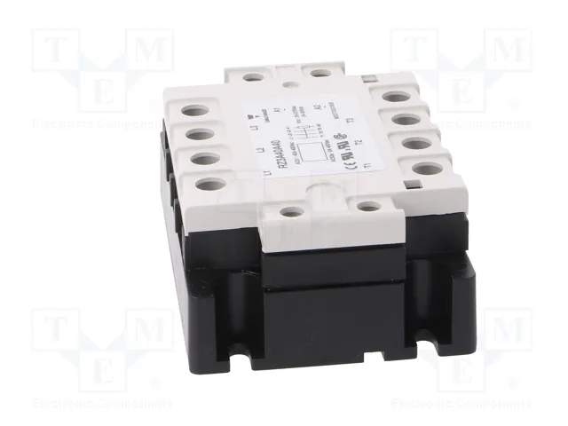 CARLO GAVAZZI RZ3A40A40 Relé de semiconductor trifásico 40A CARLO GAVAZZI RZ3A40A40 Relé de semiconductor trifásico 40A