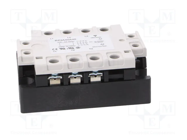 CARLO GAVAZZI RZ3A40A40 Relé de semiconductor trifásico 40A CARLO GAVAZZI RZ3A40A40 Relé de semiconductor trifásico 40A