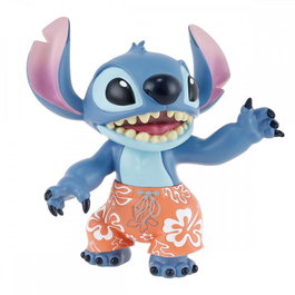 Enesco Figura Decorativa Disney Stitch Aloha Lilo & Stitch de Resina Pintada a Mano 16.5 cm