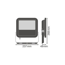 Ledvance Proyector LED 65W 7150 lm 3000K IP65