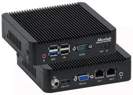 MUXLAB 500800 Controlador de Red de Videowall, Integración con Dante Domain Manager, Funcionalidad de Señalización Digital y Multivista, Plataforma Flexible