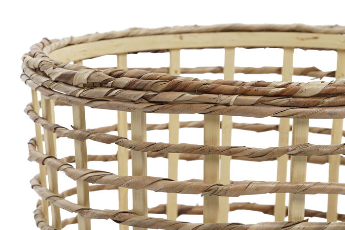DKD Home Decor Cesta Urban 39x39x32 cm Set 3 Piezas Fibra de Maíz Marrón DKD Home Decor Cesta Urban 39x39x32 cm Set 3 Piezas Fibra de Maíz Marrón