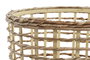 DKD Home Decor Cesta Urban 39x39x32 cm Set 3 Piezas Fibra de Maíz Marrón