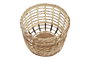 DKD Home Decor Cesta Urban 39x39x32 cm Set 3 Piezas Fibra de Maíz Marrón