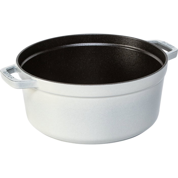 Staub La Cocotte 26cm Redonda, Blanco Trufa, Hierro Fundido Staub La Cocotte 26cm Redonda, Blanco Trufa, Hierro Fundido