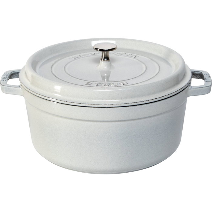 Staub La Cocotte 26cm Redonda, Blanco Trufa, Hierro Fundido Staub La Cocotte 26cm Redonda, Blanco Trufa, Hierro Fundido