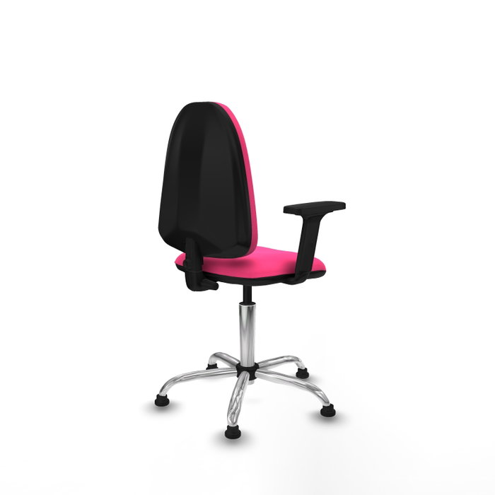 PIQUERAS Y CRESPO Silla de oficina Aýna Rosa con Brazos 2D PIQUERAS Y CRESPO Silla de oficina Aýna Rosa con Brazos 2D