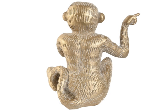 DKD Home Decor Figura de Resina Mono Dorado Surtida DKD Home Decor Figura de Resina Mono Dorado Surtida
