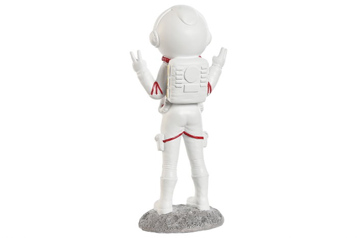 DKD Home Decor Figura de Resina Astronauta y Chica, Pack de 2 Surtidos