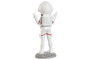 DKD Home Decor Figura de Resina Astronauta y Chica, Pack de 2 Surtidos