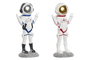 DKD Home Decor Figura de Resina Astronauta y Chica, Pack de 2 Surtidos