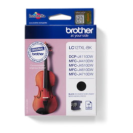 Brother LC-127XLBK Cartucho de Tinta Negro de Alto Rendimiento