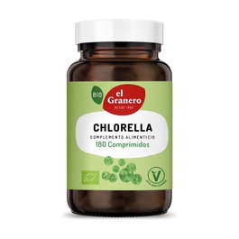 El Granero Integral Chlorella Bio 180 Comprimidos de 400mg - Complemento Alimenticio Detox