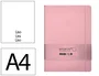Antartik Cuaderno Antartik Notes tapa dura A4 hojas lisas rosa pastel 100 hojas 80 gr fsc