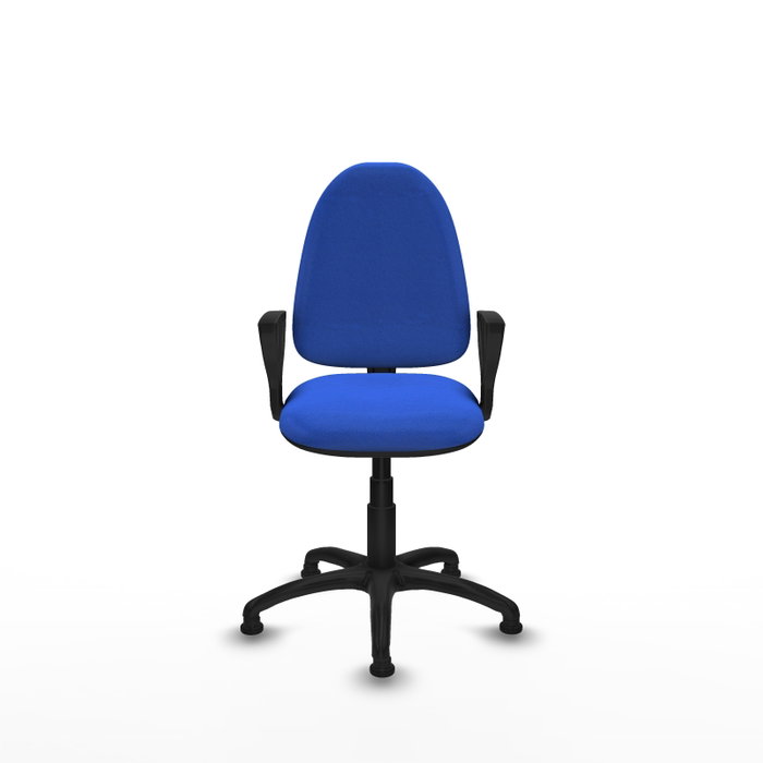 PIQUERAS Y CRESPO Silla de oficina Aýna Azul con Brazos Fijos