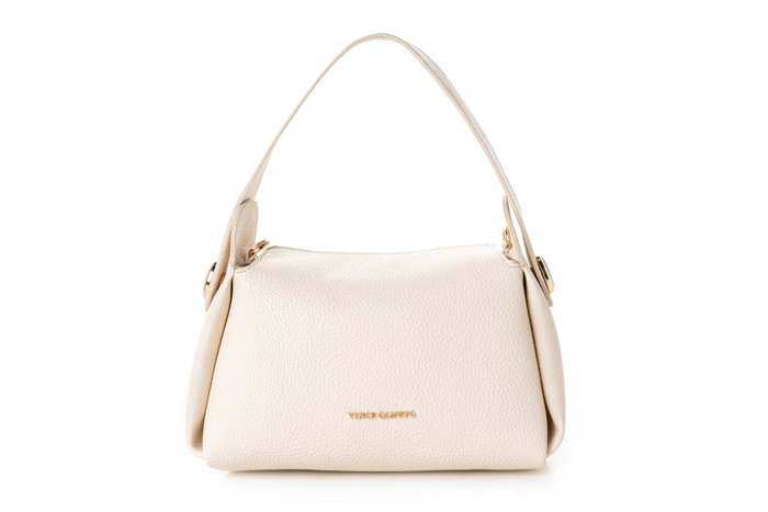 Vince Camuto Bolso Trieste Beige en Piel de Polivinilo Elegante y Versátil para Mujer Vince Camuto Bolso Trieste Beige en Piel de Polivinilo Elegante y Versátil para Mujer
