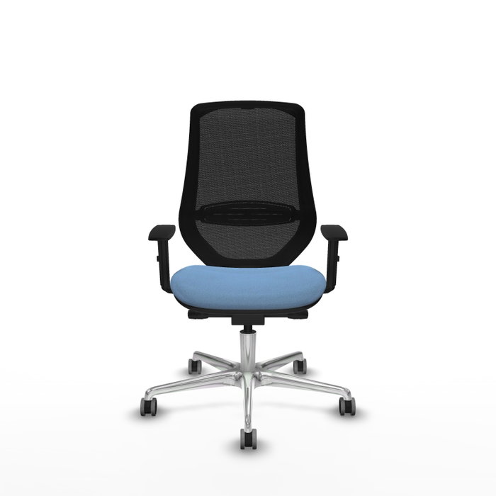 PIQUERAS Y CRESPO Silla de oficina Mardos Azul cielo y Negro
