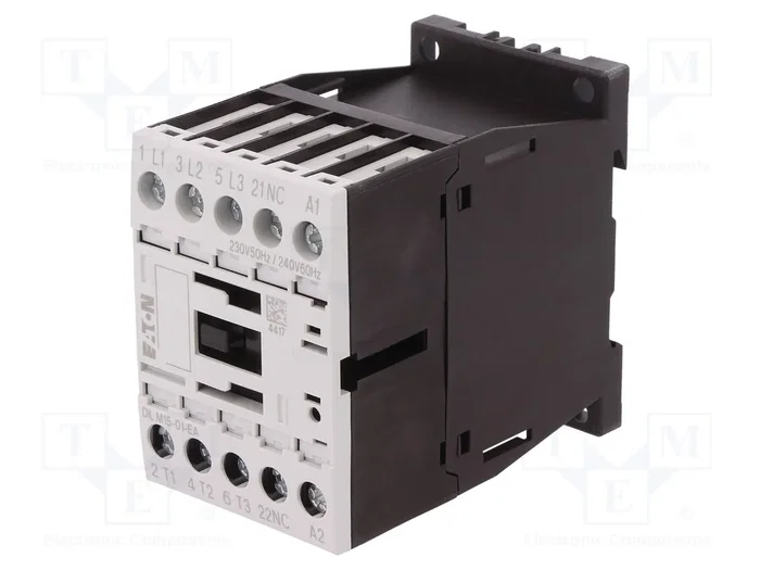 EATON ELECTRIC Contactor DILM15 3-polar 15A 230VAC EATON ELECTRIC Contactor DILM15 3-polar 15A 230VAC
