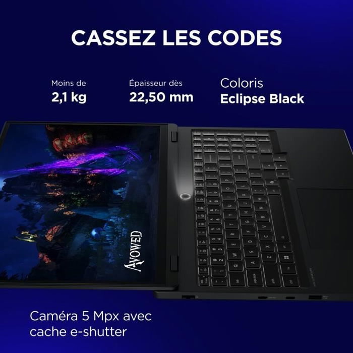 Lenovo Legion 5 15IRX10 Portátil para juegos con Intel Core i7, 32 GB RAM y RTX 5070