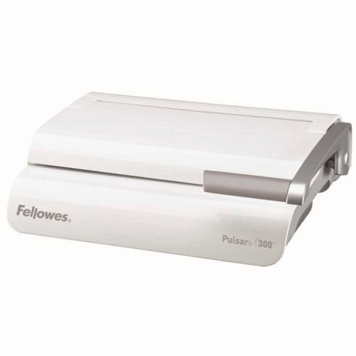 Fellowes Encuadernadora Canutillo Plástico Pulsar+ 5627601 - Perfora 17 Hojas, Encuaderna 300 Hojas