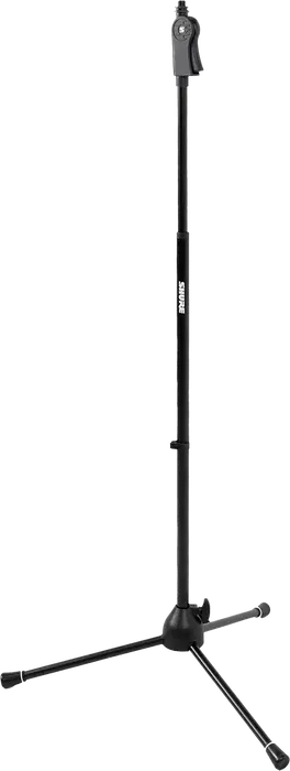 SBG Soporte de Micrófono Recto con Base Trípode Ajustable, Mango Ergonómico y Clips para Cable