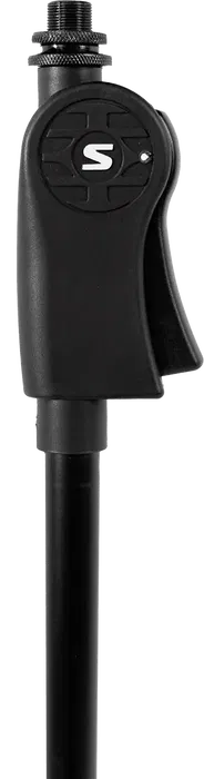 SBG Soporte de Micrófono Recto con Base Trípode Ajustable, Mango Ergonómico y Clips para Cable