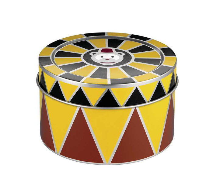 Alessi Circus Conjunto de 3 latas de metal apilables MW31S3
