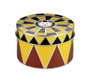 Alessi Circus Conjunto de 3 latas de metal apilables MW31S3
