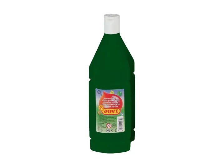 Jovi Tempera Líquida Escolar 1000 ml Verde Oscuro