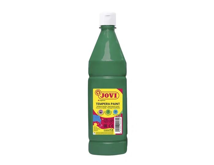 Jovi Témpera líquida 1000 ml verde oscuro en botella
