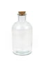 La Mediterranea Botella Frasca Red. 1000ml con Tapón de Corcho