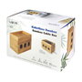 LogiLink Caja de gestión de cables de bambú